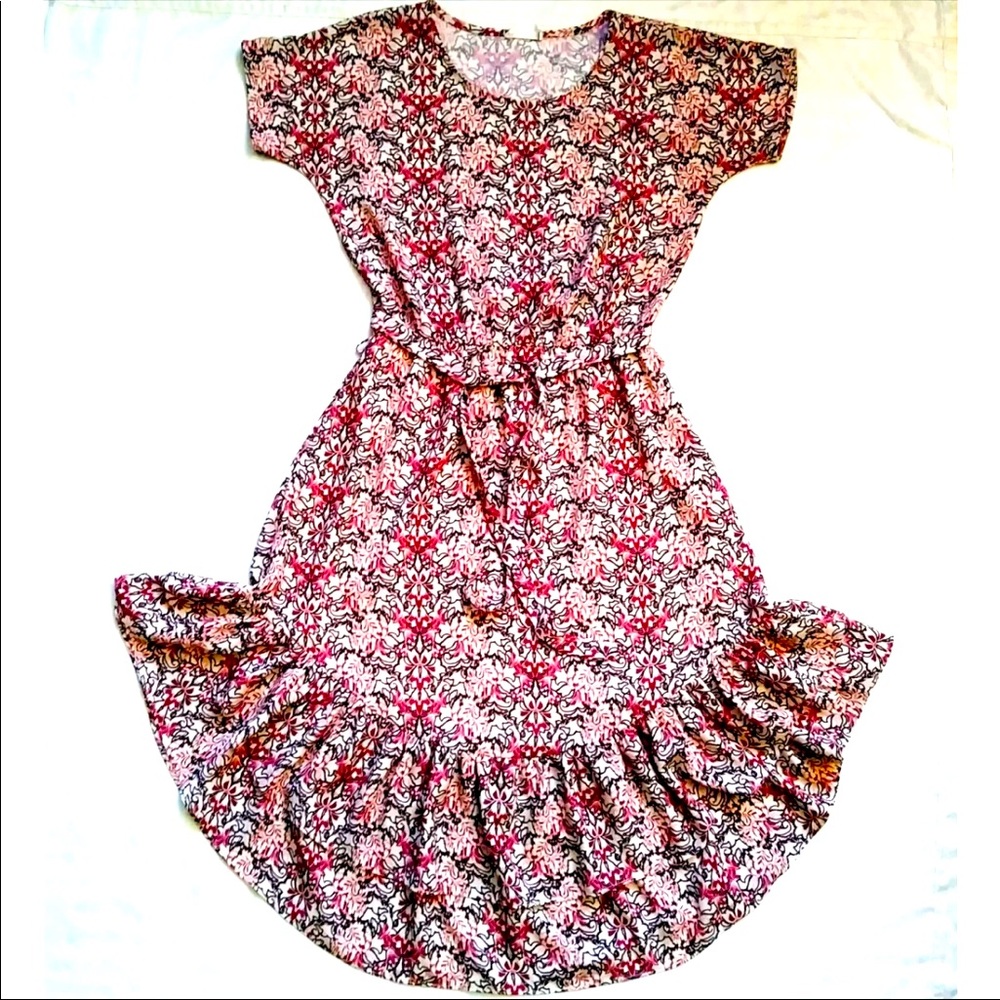 Anthropologie Tiered Floral Dress